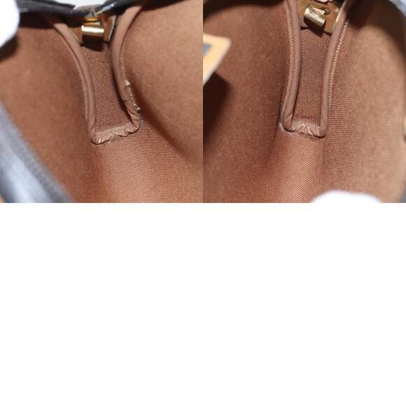 DIOR Honeycomb Canvas Shoulder Bag Pvc Leather Black - Picture 12 of 12